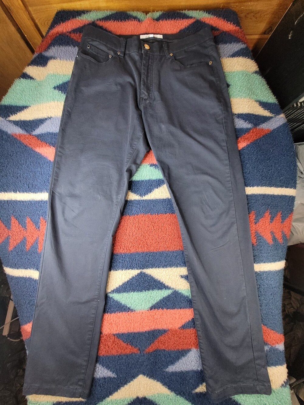 Collars & Co CEO Tech Pants Mens 32 x 29 Navy Blue Cotton Blend